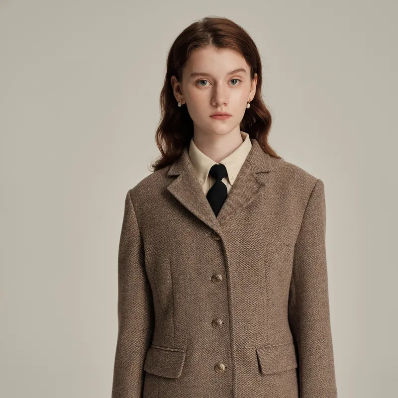 E.land Business Suit Unisex Brown-3