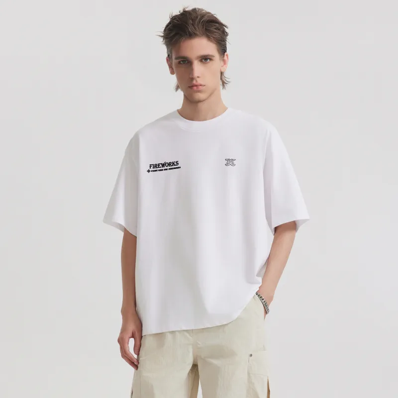 Cabbeen T Shirts Men Bleached-2