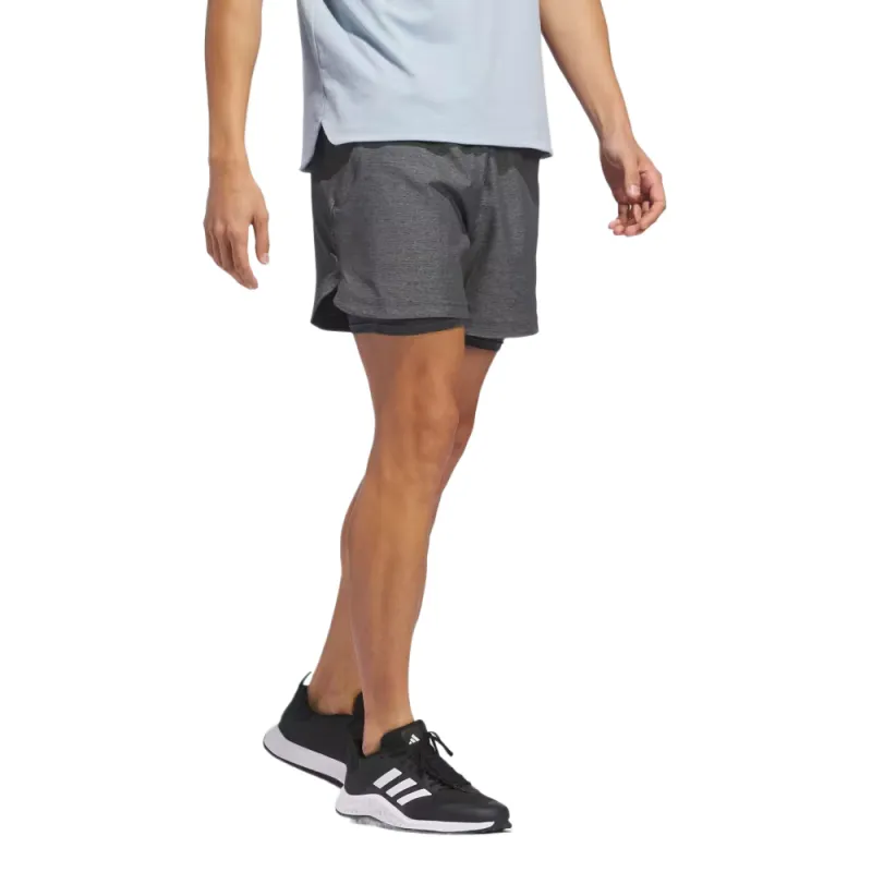Adidas Free Shipping With AdiClub Axis 2 in 1 Woven Training Shorts-2