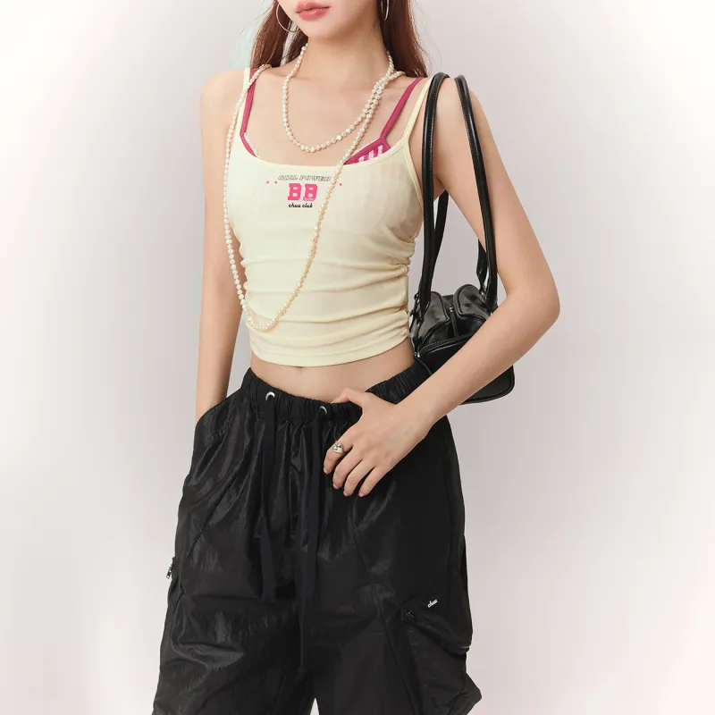 CHUU Tank Top Women's White Apricot-2