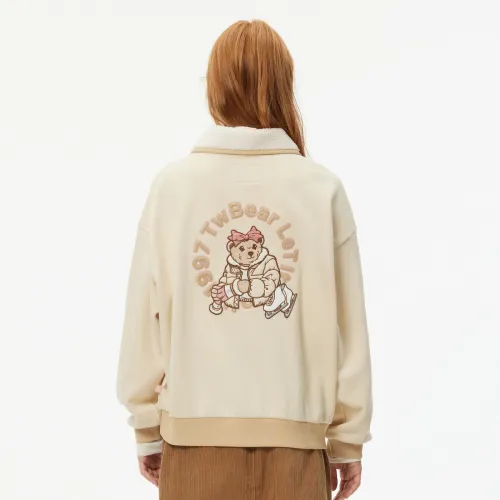 Teenie Weenie Sweatshirt Women's Light Yellow
