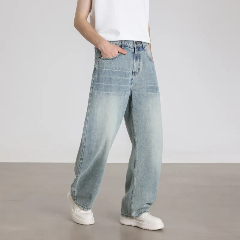 HERBEL Jeans Men Denim Blue-2