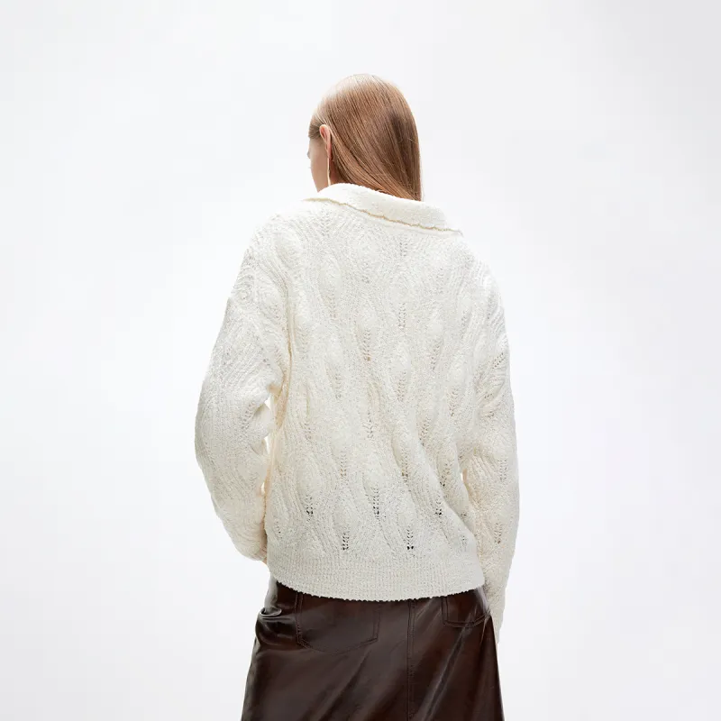 ONLY Knitwear Women's Ancient White-2