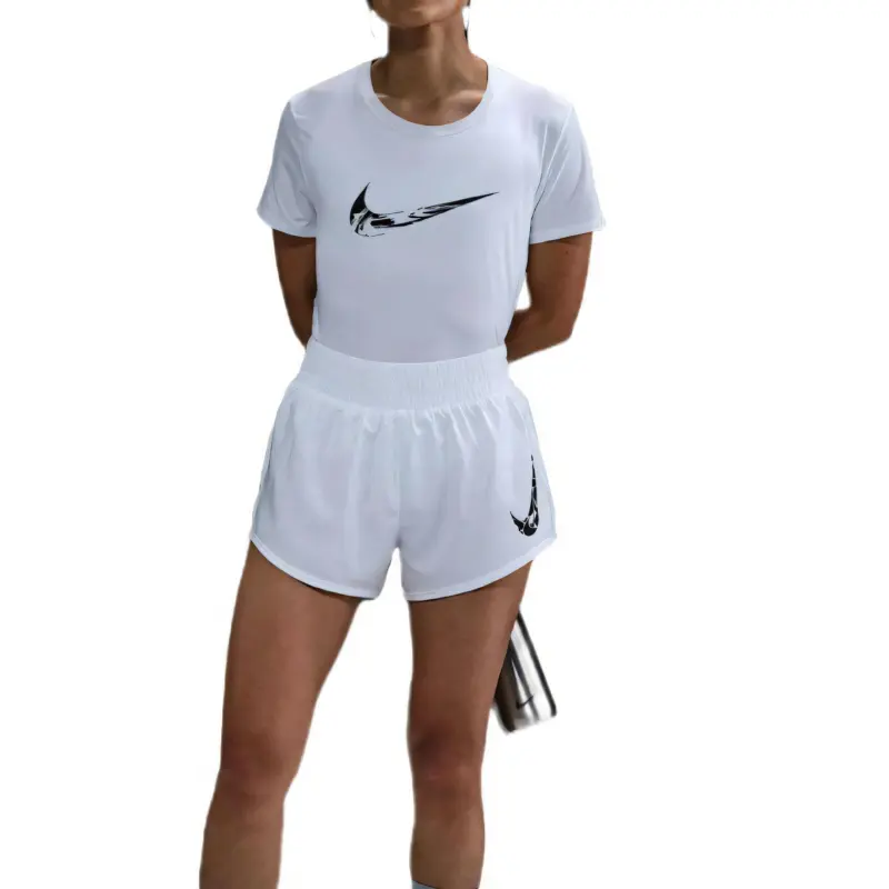 Nike Dri Fit Sports Shorts Women's White/Black-1