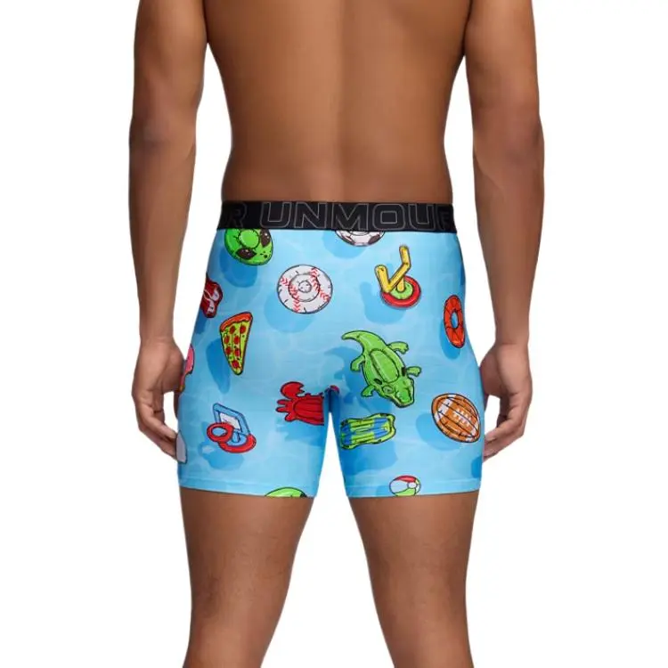 Under Armour PerformanceTech Mesh Graphic Underpants Men's 1 Pack Blue-2
