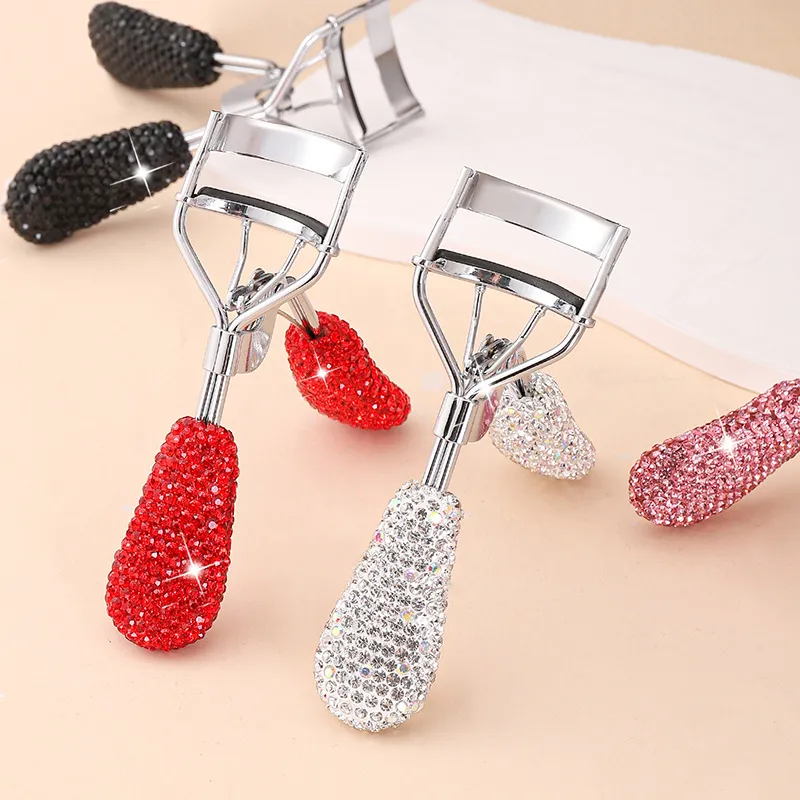 Future Maple Rhinestone Embellished Creative Curling Eyelash Curlers Newbie Friendly-2