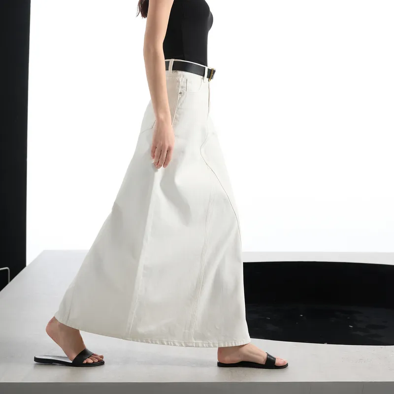 3COLOUR Casual Long Skirt Women's-4