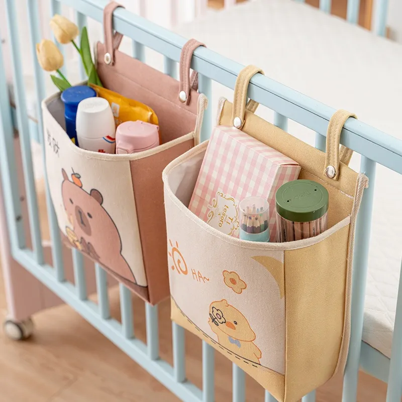 Yan Family Home Bedside Snack Toy Hanging Basket Yellow-2