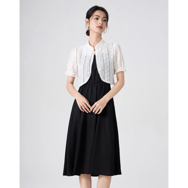 Love Elaine Skirt Set Women's Black-3