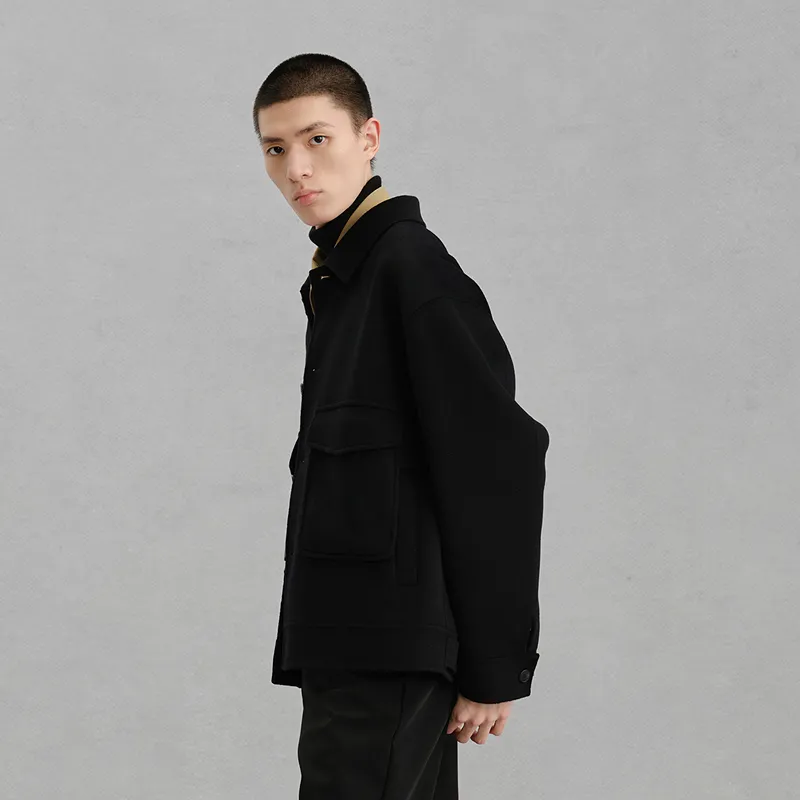 GXG Coats Men Black-4