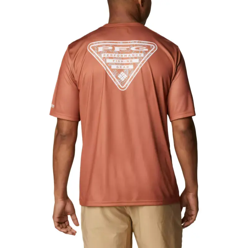 Columbia PFG Terminal Tackle Shirt Men's Red Brown-1