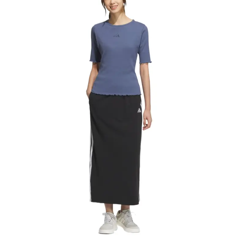 Adidas Knit Long Skirt Women's Black-3