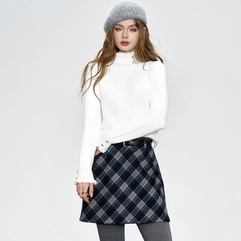 ELF SACK Casual Short Skirts Women's-8