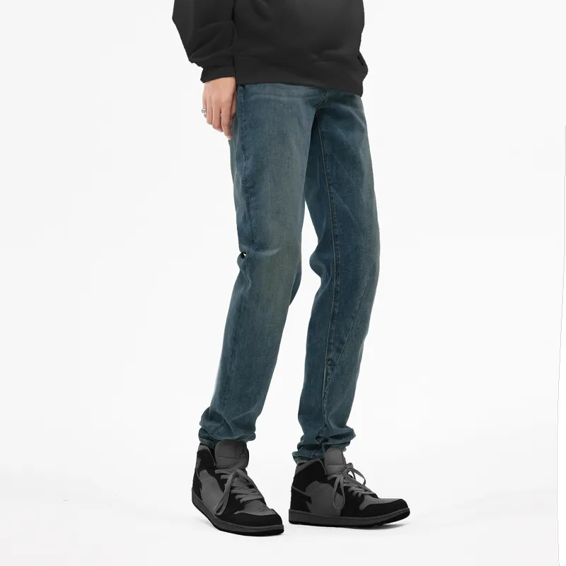 ABLE JEANS Men's Washed Yellow Mud-3