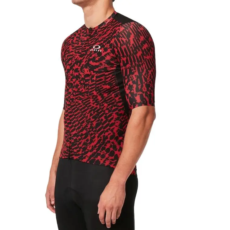 Oakley Endurance Dazzle Camo Jersey Soccer Jerseys Men's Red/Black-5