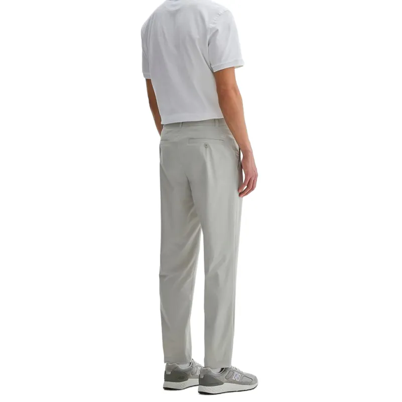 New Balance MEN FROZEN 테이퍼드 트리코트 팬츠 SLIM FIT Casual Pants Men's Light Beige-5