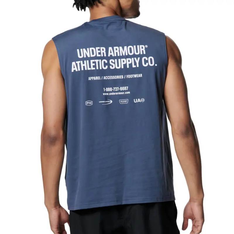 Under Armour Motivate Tank Top Men's Downpour Gray 044-1