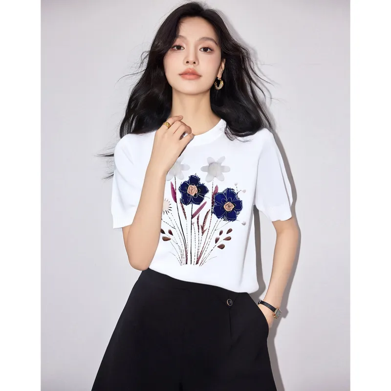 Love Elaine Summer Regular T Shirt Women's-4