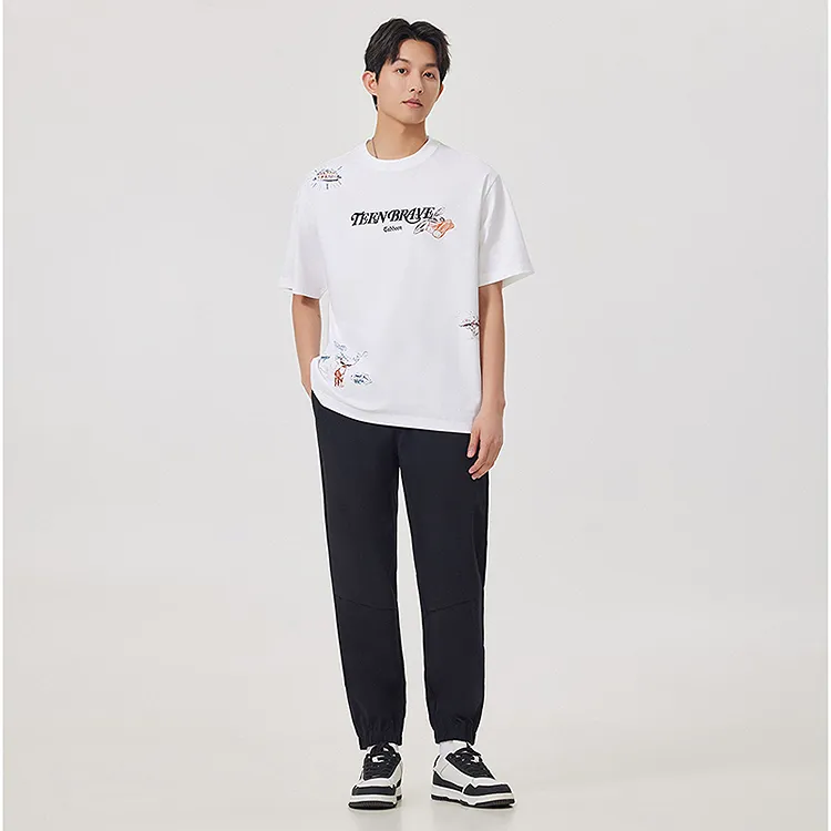 Cabbeen T-Shirt Men's Bleached White-4