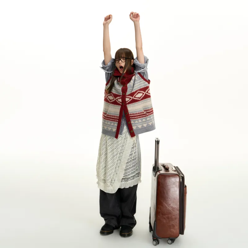 TGNS Sweater Unisex Vintage Red-3