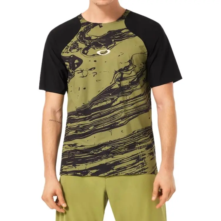 Oakley T Shirt Unisex Binary Swirl Green-6