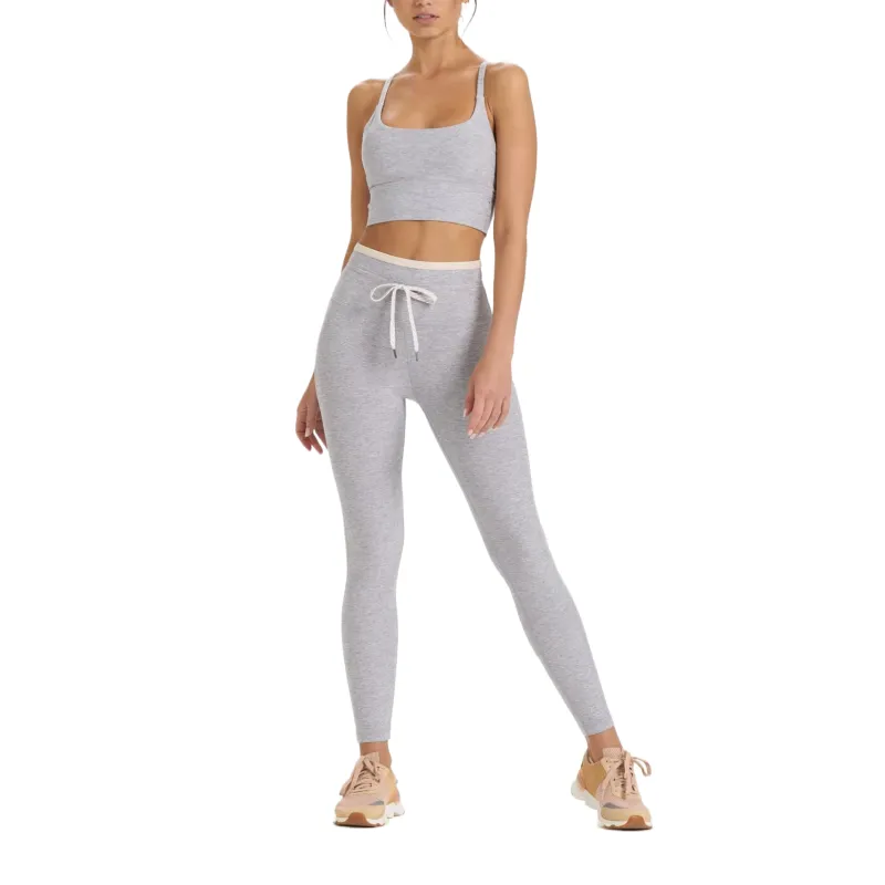 Vuori Yoga Pants Women's Light Gray/LightHeatherGrey-3