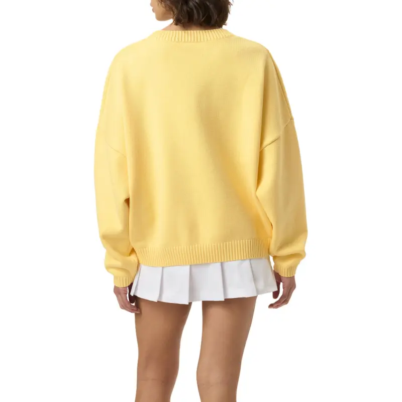 FILA x HAILEY Sweater Women's Yellow-3