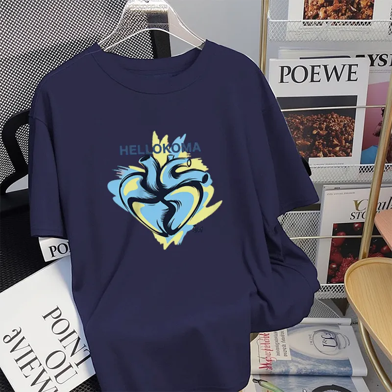 FAIRWHALE Drop Shoulder Sleeve T Shirt Women's-11