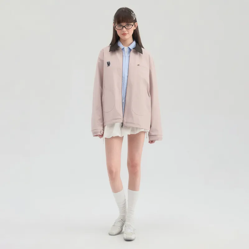 MYSAMESAME Jackets & Coats Unisex Dusty Pink In Stock-1
