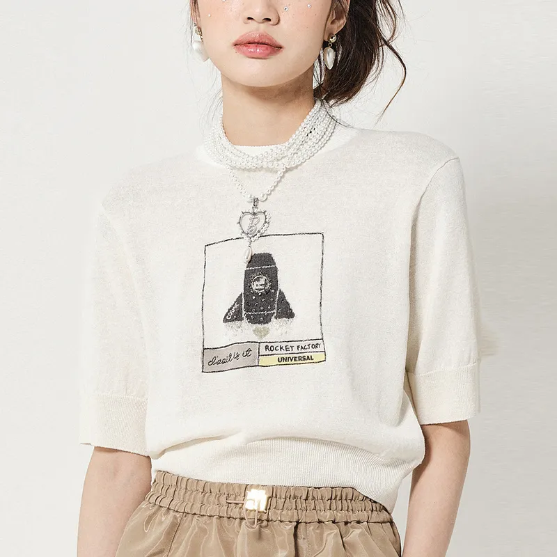 D'zzit T Shirts Women's White-3