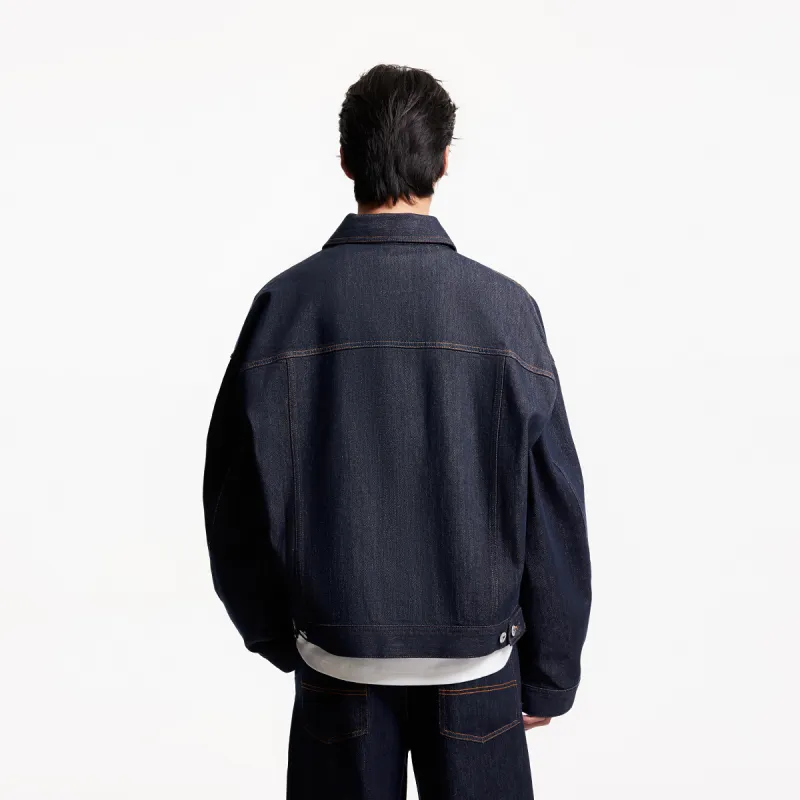 JACK&JONES Jackets Men A14 Dark Denim Blue-2
