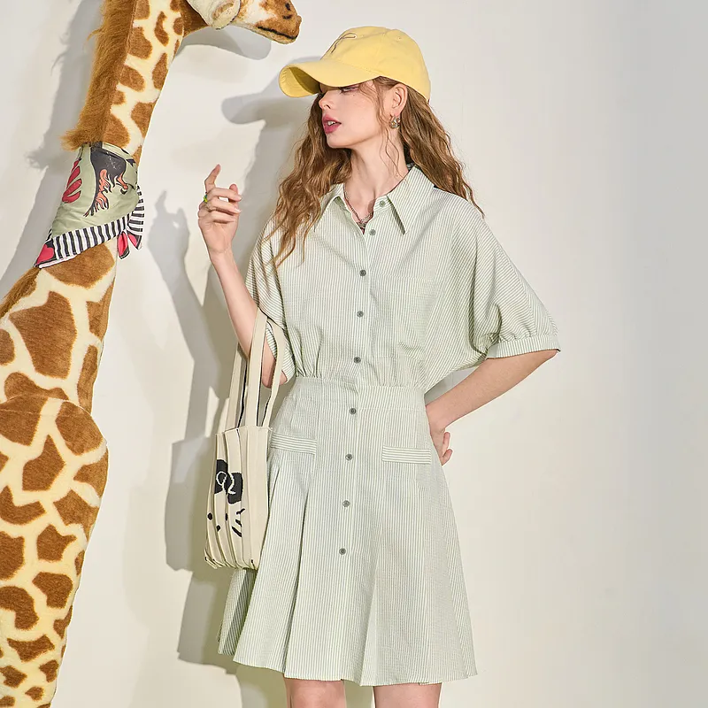 ELF SACK Short Sleeved Dresses Women's-2