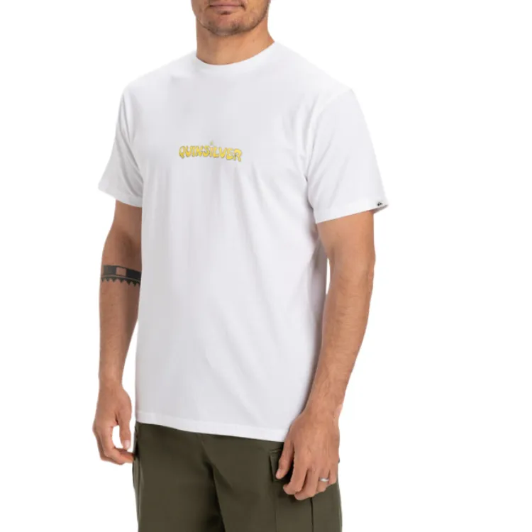 Quiksilver T Shirts Men White-4