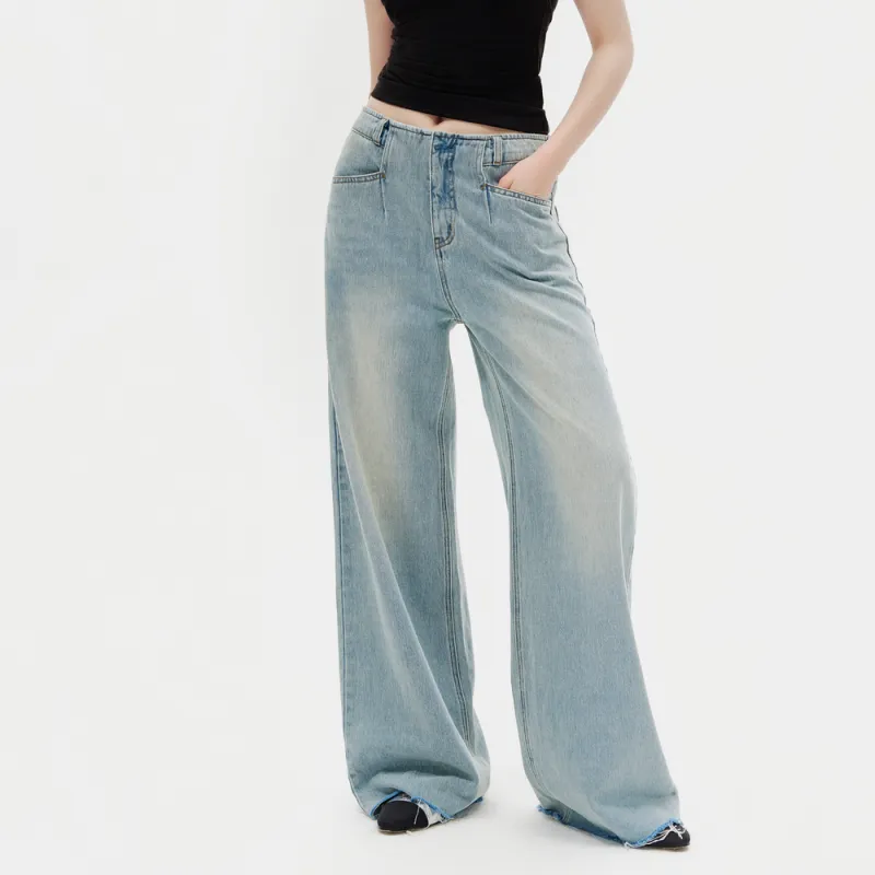 PUKI Jeans Women's Light Blue-3