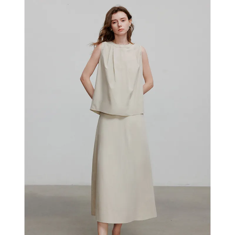 Initial Language Skirt Set Women's-1