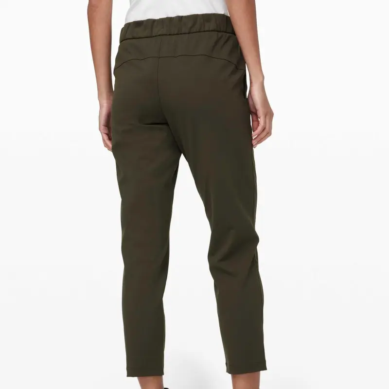 Lululemon On The Fly Athletic Trousers Women's Dark Olive Green-1