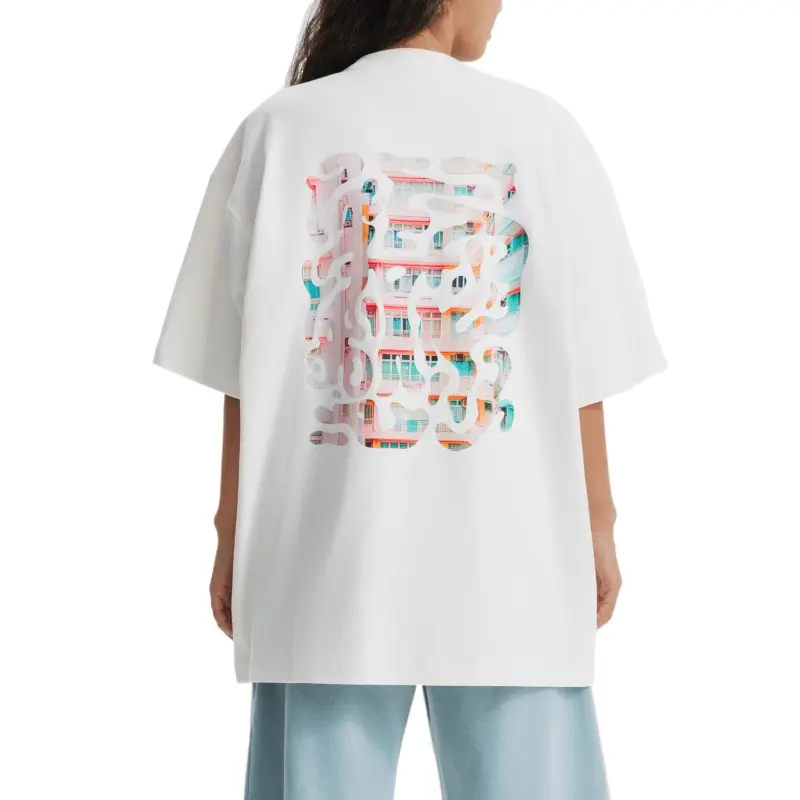 DECATHLON FLOU ARTISTIQUE T Shirt Unisex Ecru-1