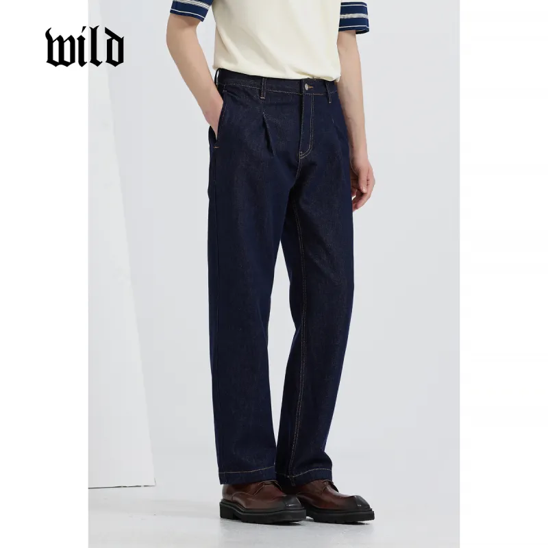 WILD LEADER Jeans Unisex Dark Blue[NKW5138W58]-2