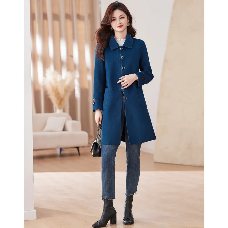 Like The Age Of Water Coat Women's Blue-1