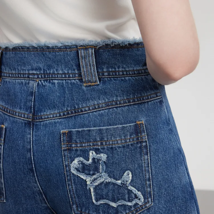 ELLE Denim Shorts Women's-5