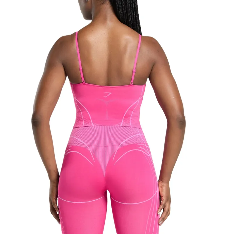 GYMSHARK Sport Vests Women's Pink-1
