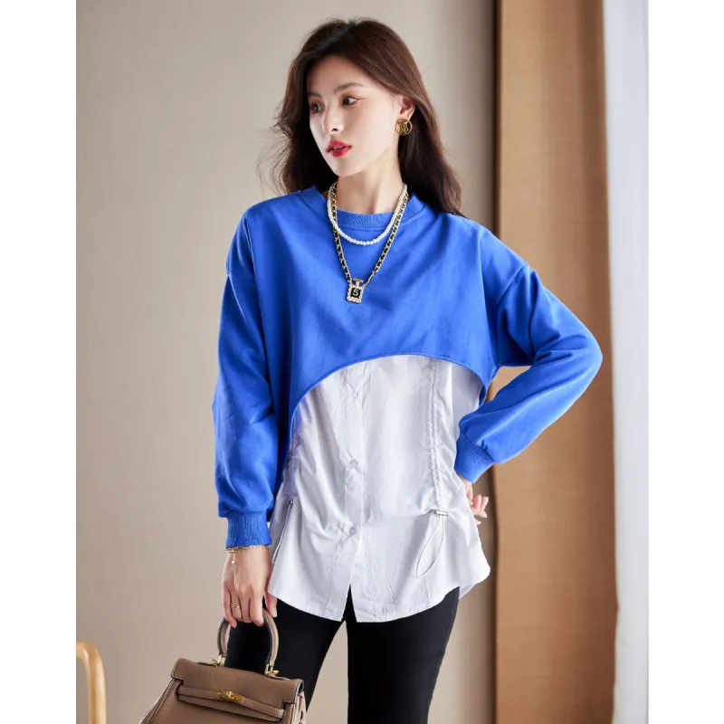 Like The Age Of Water Sweatshirt Women's Blue-1