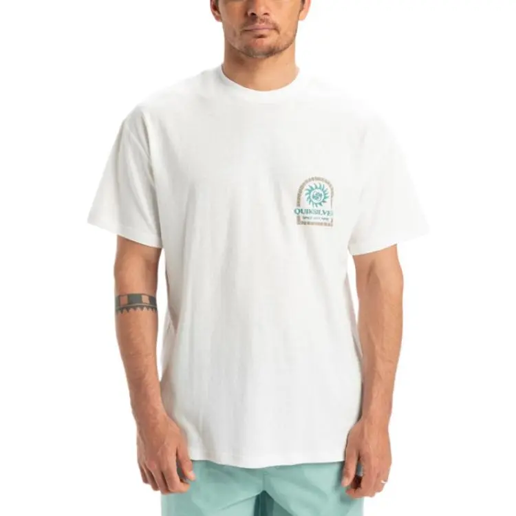 Quiksilver CLSunPower T Shirt Men's White-2