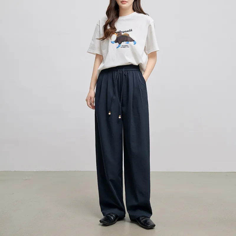 Initial Language Casual Pants Women's-9
