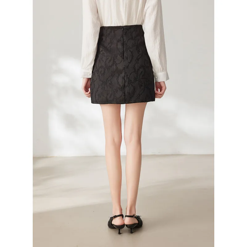 Like The Age Of Water Casual Short Skirts Women's Black-4