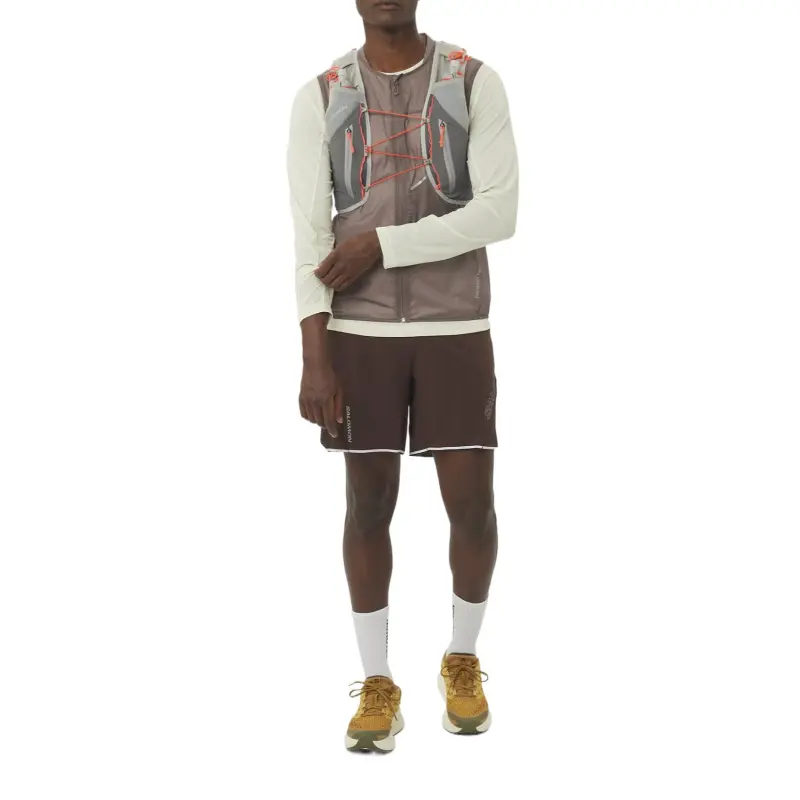 SALOMON SENSE AERO WIND Vest Men's Iron Brown-4