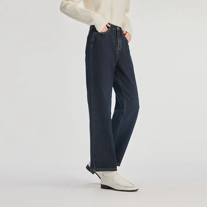 ERAL Jeans Women's Navy Blue-2