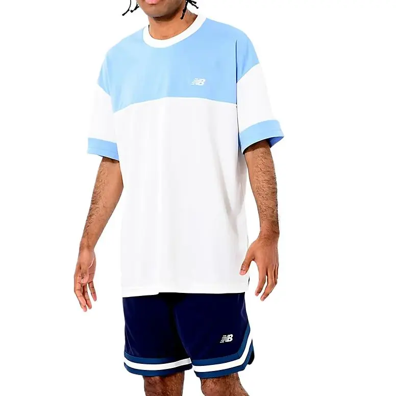 New Balance T Shirts Men Blue-2