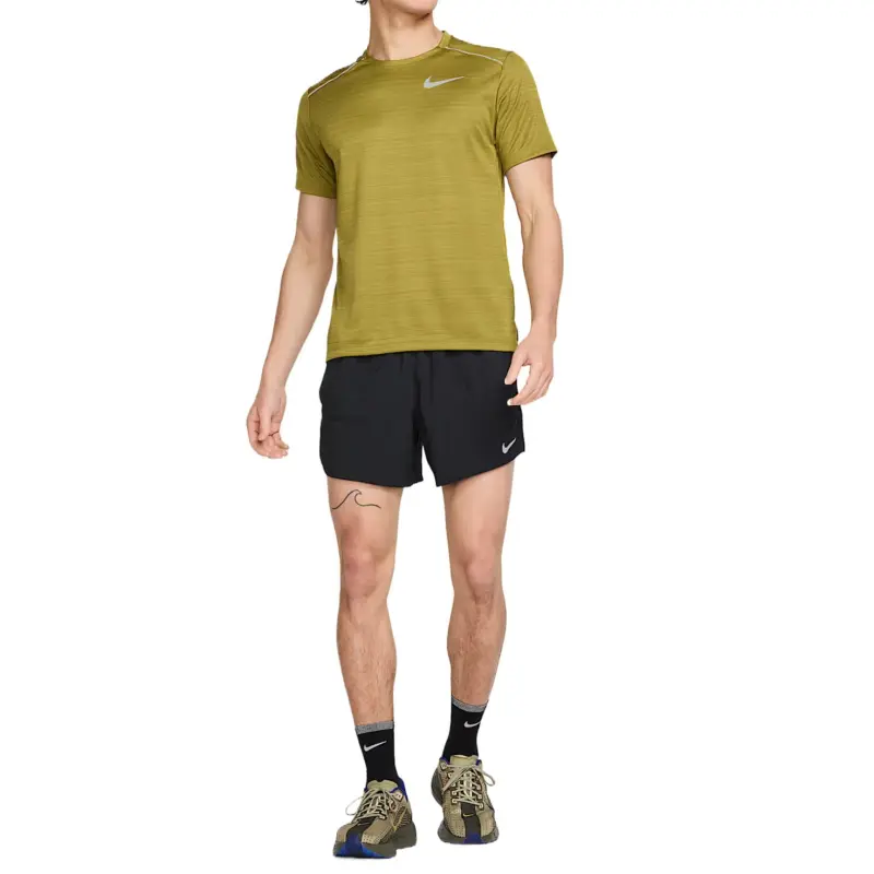 Nike DRI FIT MILER T Shirt Men's Pacific Moss 307-2