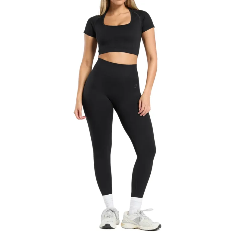 GYMSHARK Corset Seamless Crop Top Sport Vests Women's-3